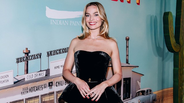 Margot Robbie undergoes major style change in corseted mini dress