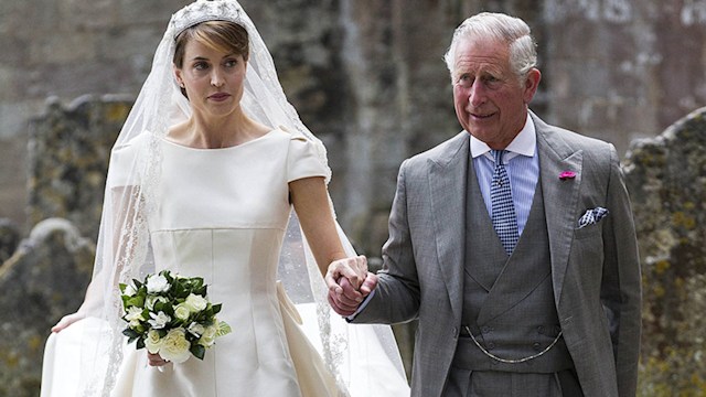 prince charles walks bride down the aisle