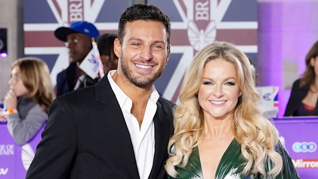 Vito Coppola and Sarah Hadland on red carpet