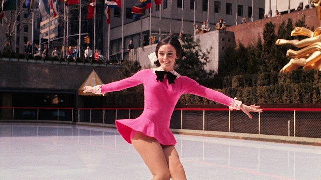 Peggy Fleming winning a Gold Medal at the 1968 Winter Olympics in New York April 10th, 1968