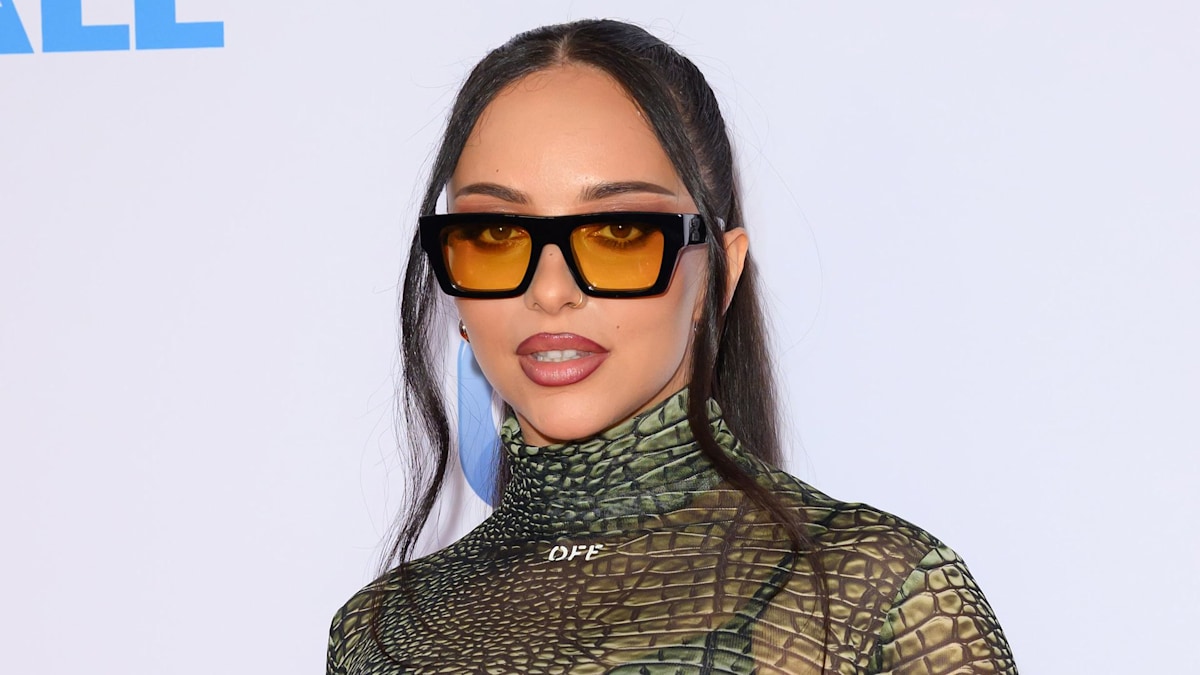 Jade Thirlwall is officially our summer 2025 style muse in sheer mini and thigh high boots