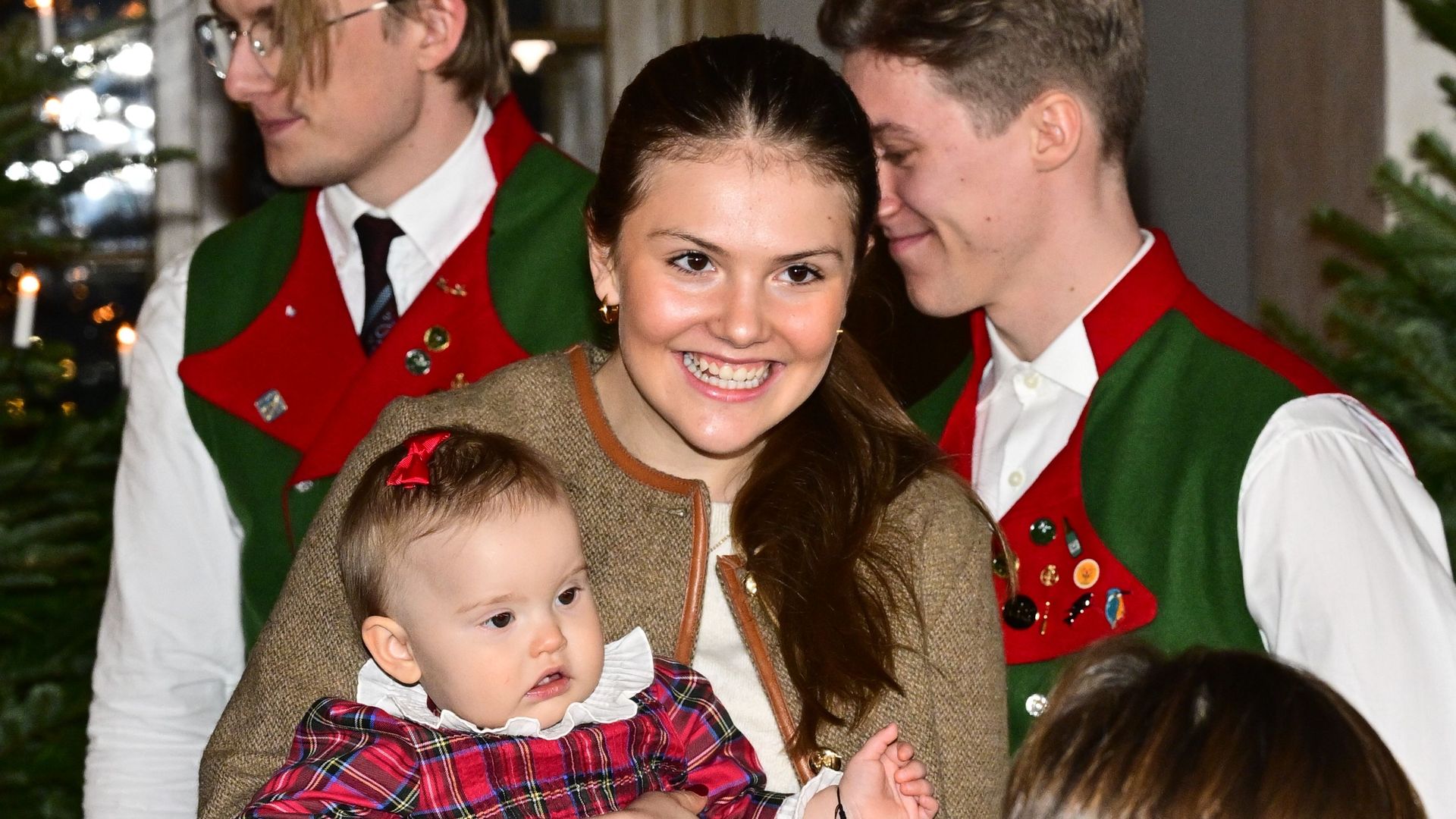 Princess Sofia's baby daughter takes centre stage during Swedish royal Christmas