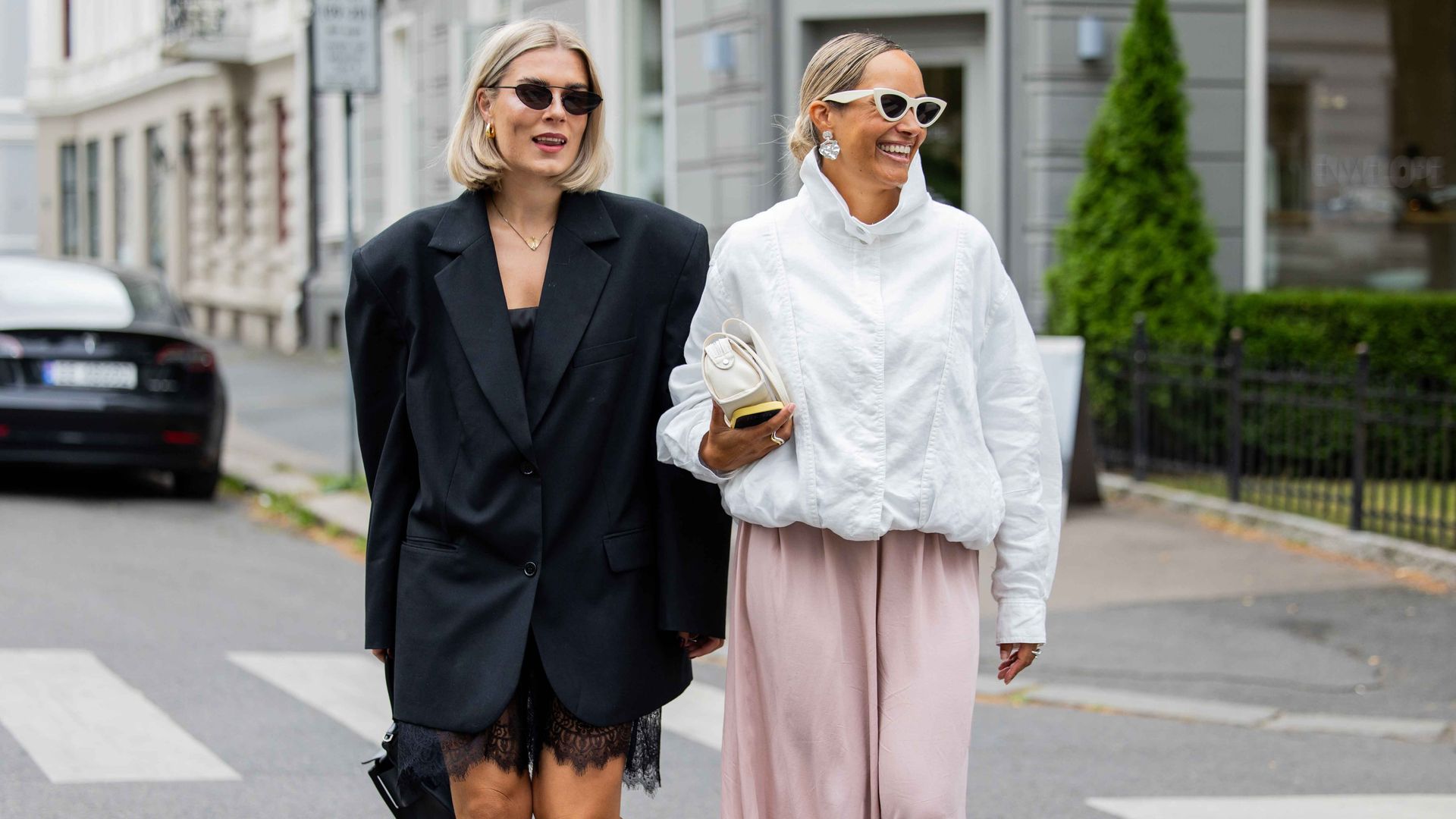 Two women at Copenhagen Fashion Week