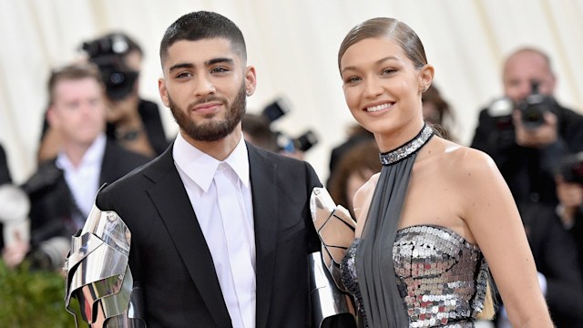 Zayn Malik and Gigi Hadid attend the "Manus x Machina: Fashion In An Age Of Technology" Costume Institute Gala at Metropolitan Museum of Art on May 2, 2016 in New York City