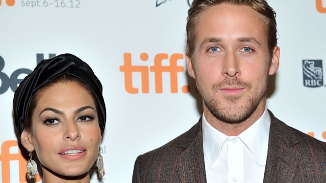 Eva Mendes and Ryan Gosling at the "The Place Beyond The Pines" premiere