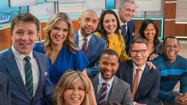 Susanna Reid, Kate Garraway, Ben Shephard, Charlotte Hawkins, Richard Arnold, Martin Lewis, Ranvir Singh, Alex Beresford and Laura Tobin.
'Good Morning Britain' TV Show UK  - 2019