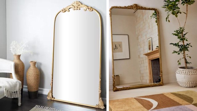  best costco anthropologie gold floor mirror dupes