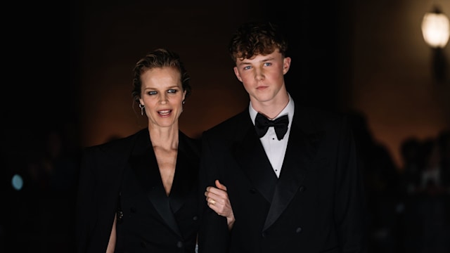 eva herzigova and son george dolce and gabbana