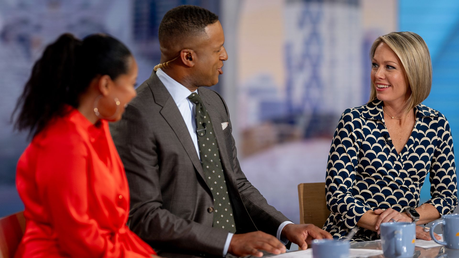 Dylan Dreyer with her Today Show co-stars