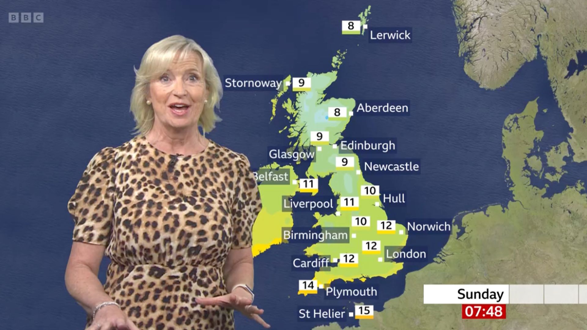 Carol Kirkwood reassures viewers over 'hurricane-style winds' following major technical glitch