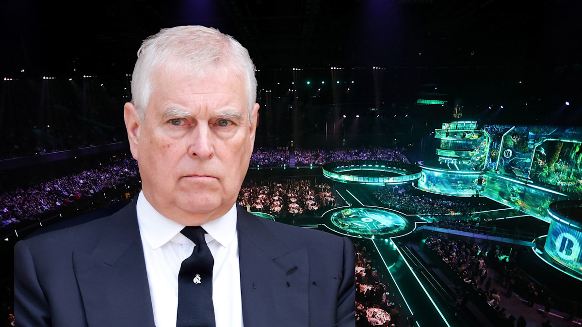 Unexpected Andrew Mountbatten Windsor joke gets huge reaction at Brits