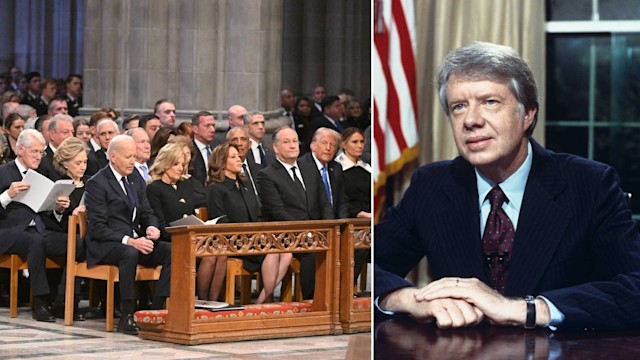 Jimmy Carter's state funeral at the Washington National Cathedral