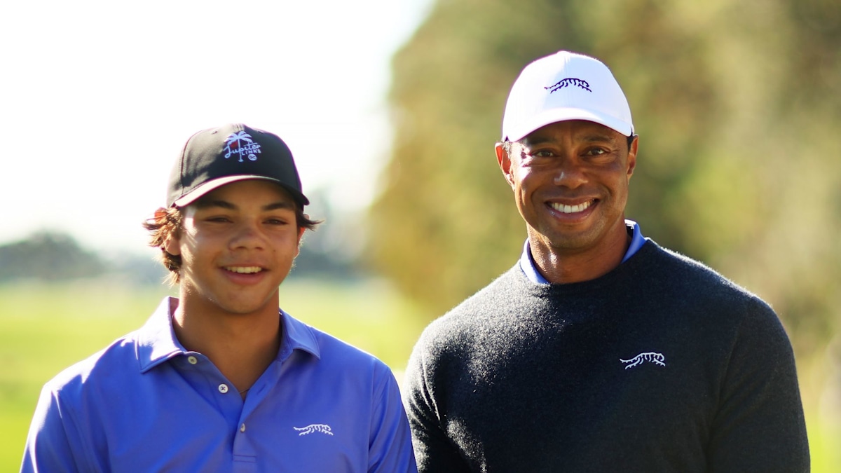 Tiger Woods' talented son Charlie follows in dad's footsteps