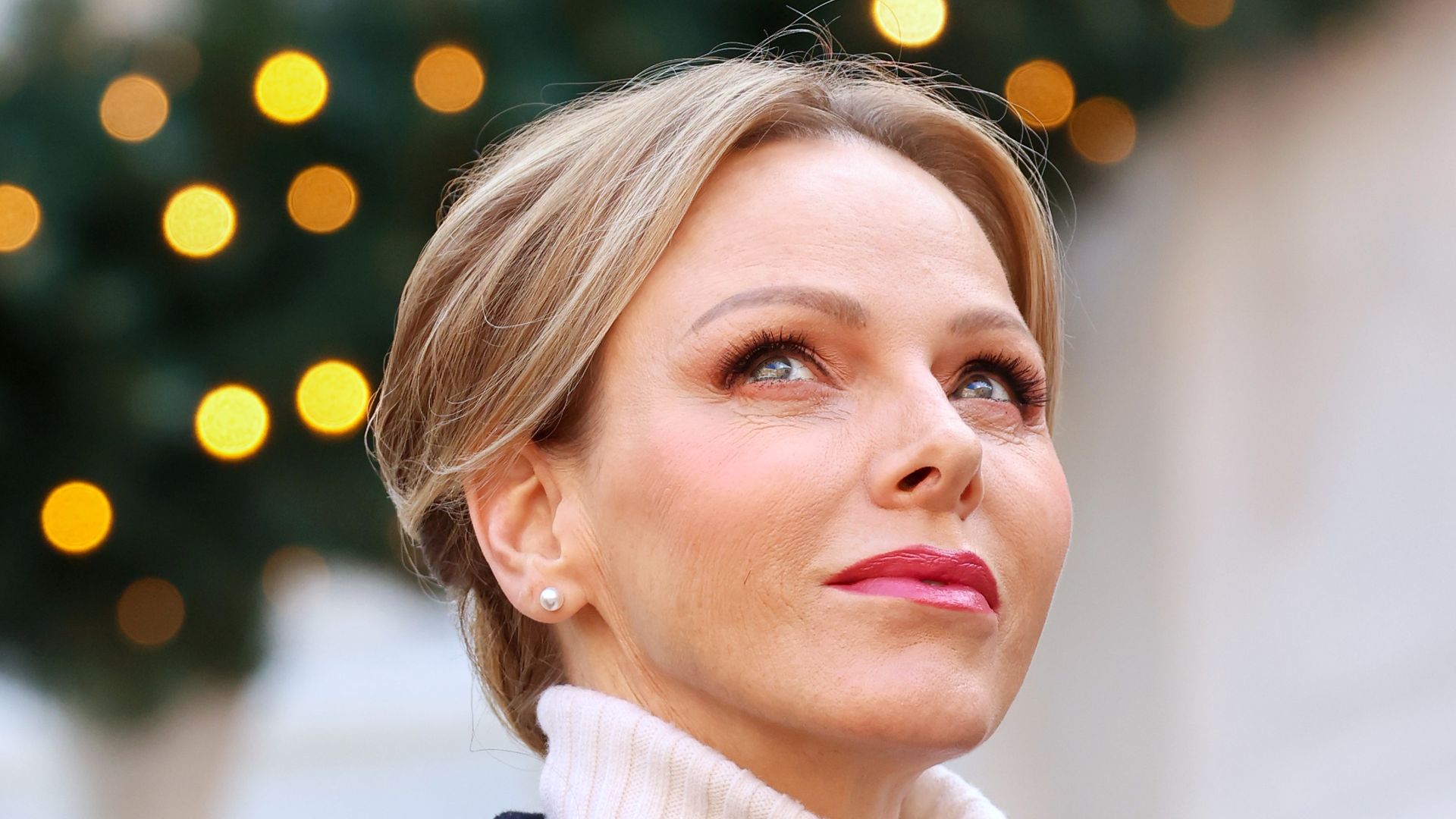 Princess Charlene models festive hair transformation – and it's got so long