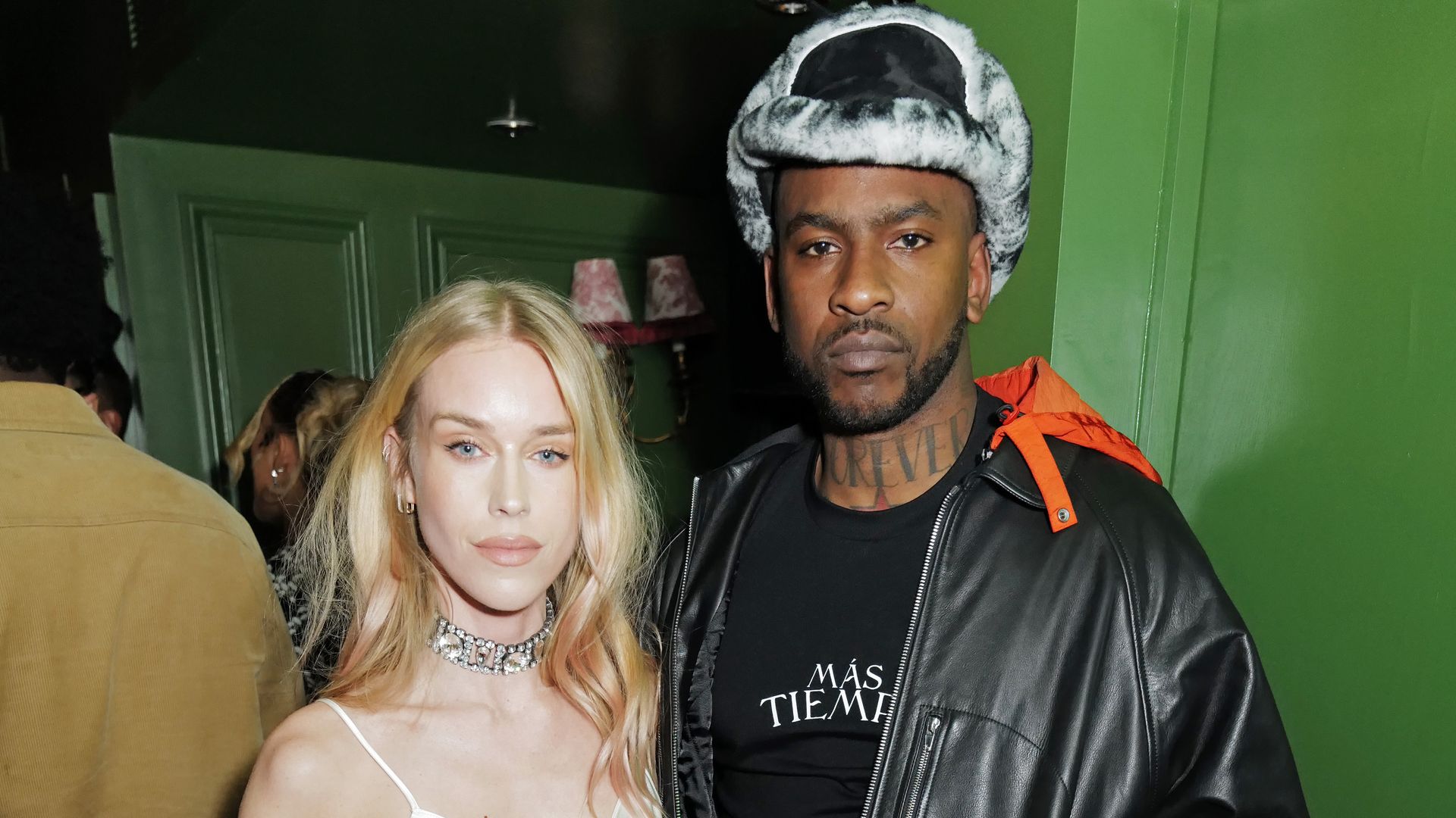  Mary Charteris and Skepta attend the launch party of Dear Darling in Mayfair on December 7, 2023 in London, England. (Photo by Dave Benett/Getty Images for Dear Darling)