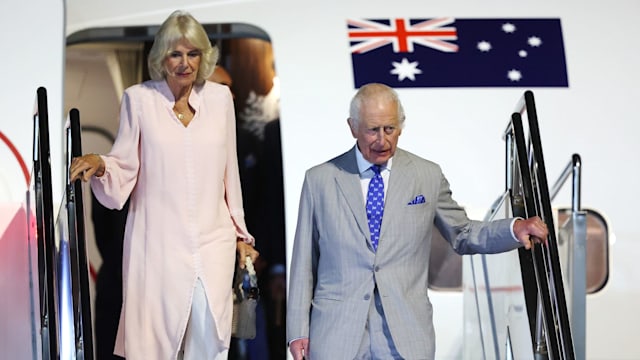 Charles and Camilla arrive in Samoa