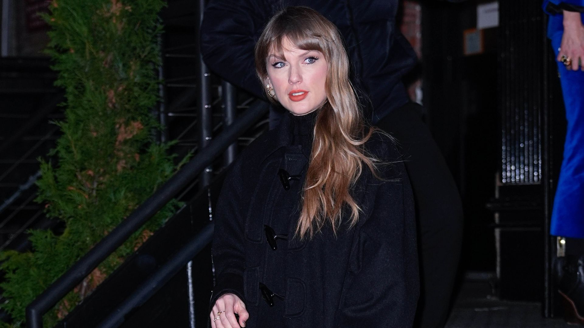 Taylor Swift nails tall-girl style in heeled boots during night out with famous friend