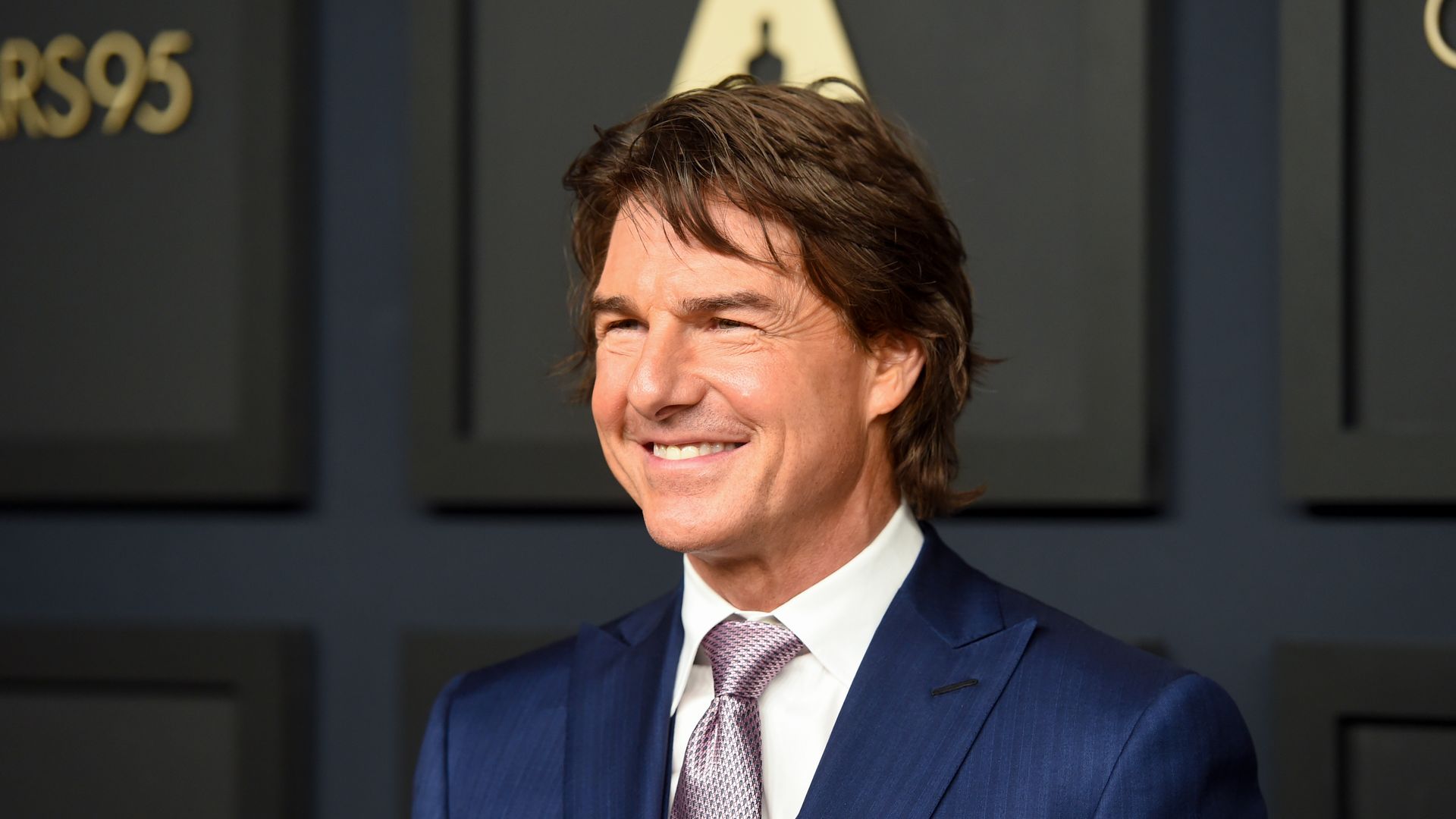 Tom Cruise at the 95th Oscars Nominees Luncheon held at The Beverly Hilton on February 13, 2023 in Beverly Hills, California
