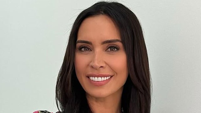 christine Lampard on Lorraine wearing Topshop