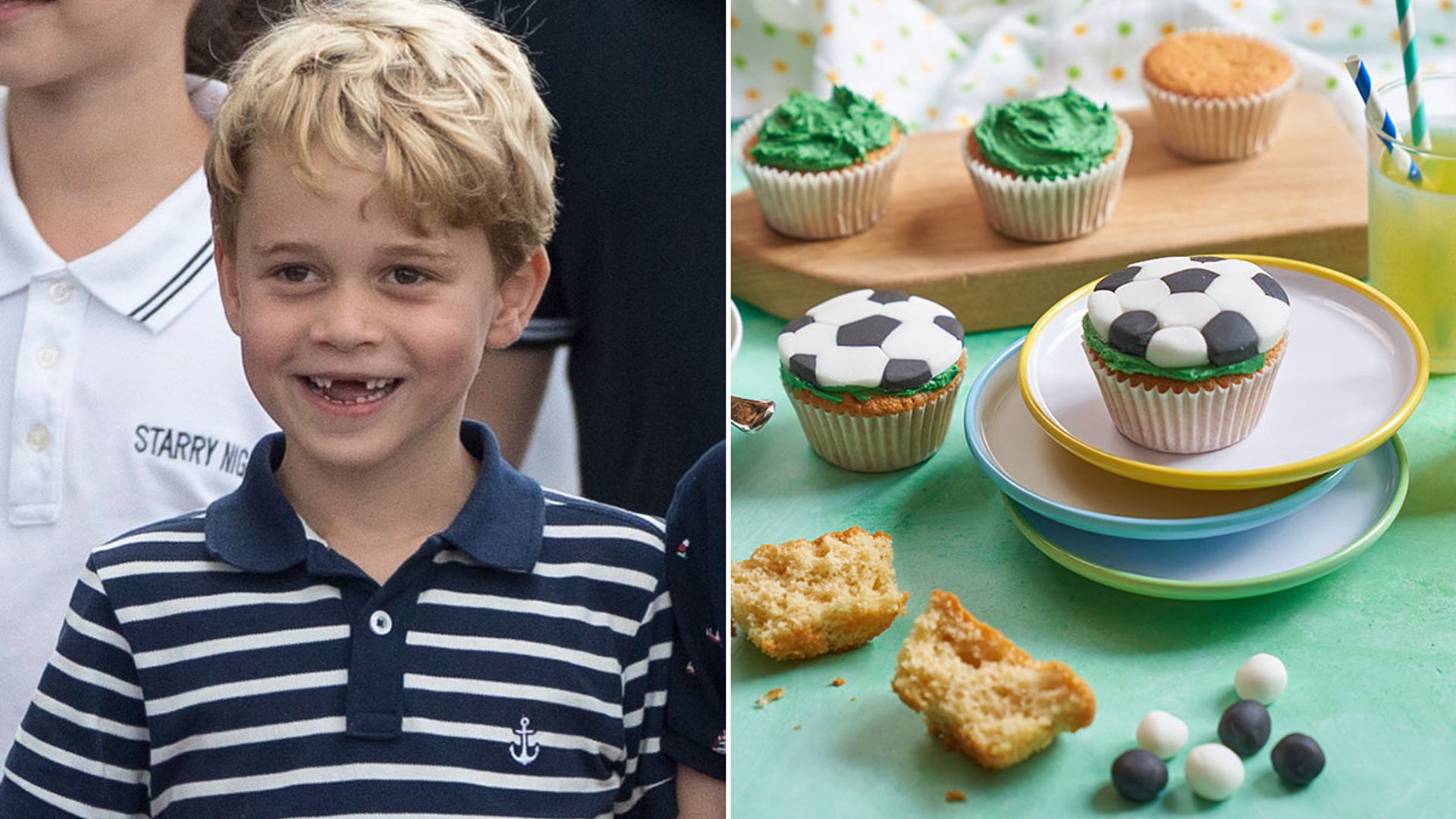 Party like a Prince! Annabel Karmel's football cupcake recipe in honour of royal birthday boy George