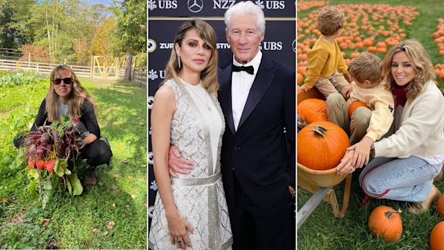 Richard Gere and his wife, Alejandra