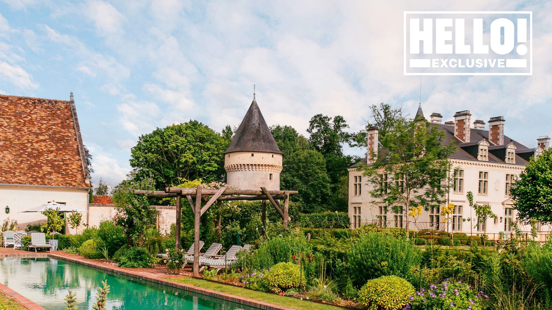 Pierre Sauvage's gorgeous Normandy chateau complete with pool