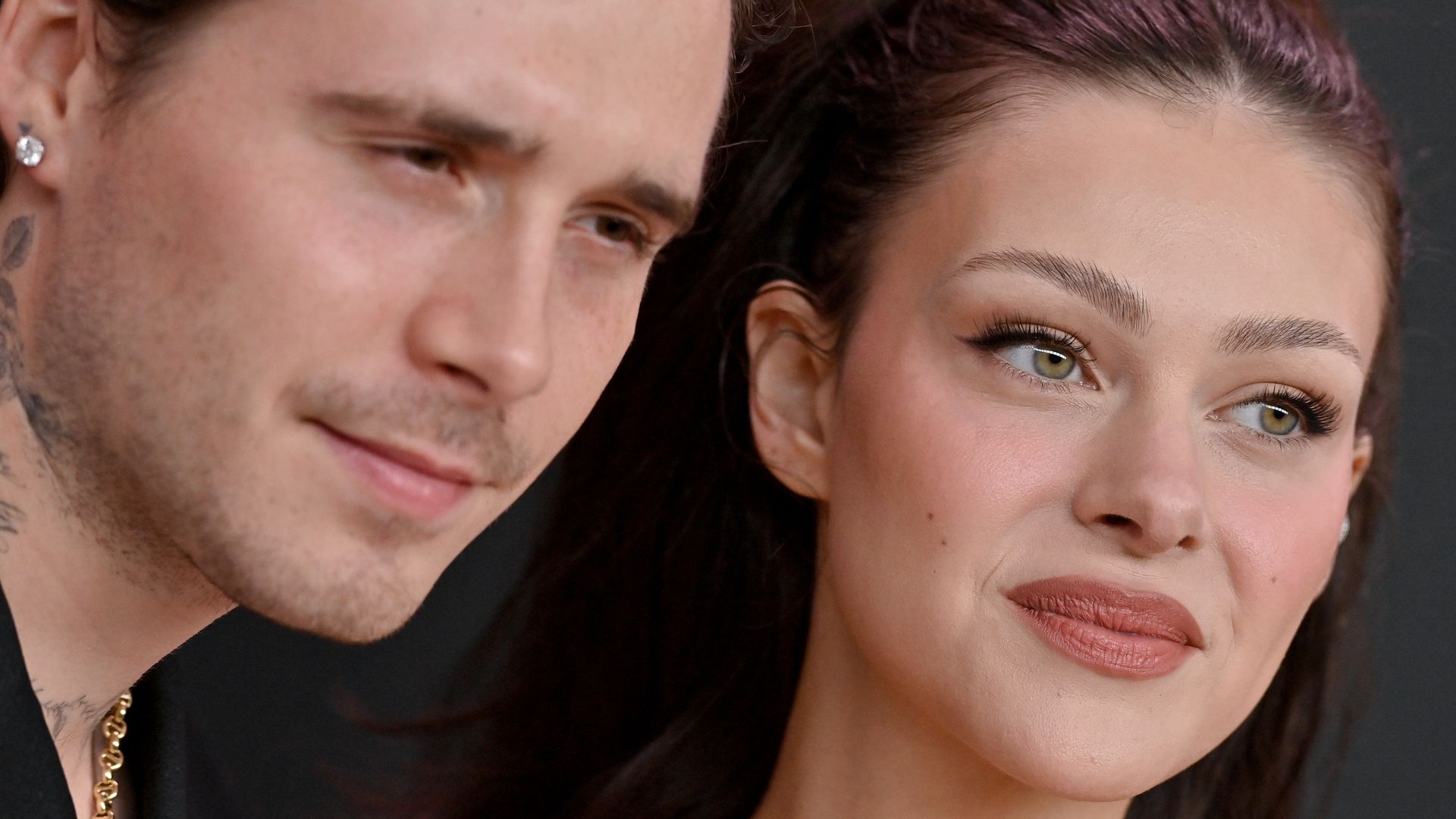 Brooklyn Peltz Beckham and Nicola Peltz Beckham close up