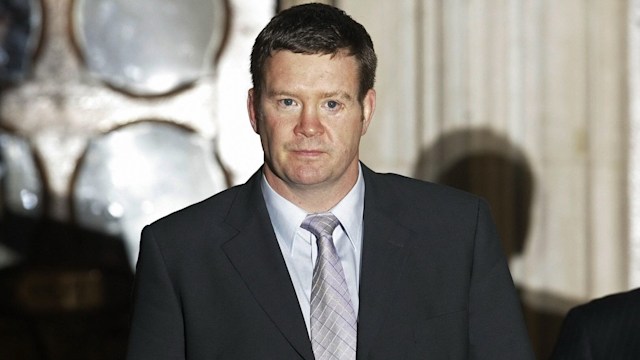 Trevor Rees, a former bodyguard of Dodi Fayed, leaves the High Court in central London, 23 January 2008