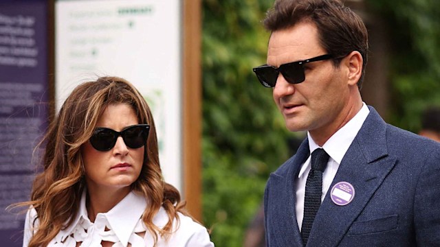 Mirka and Roger Federer at Wimbledon