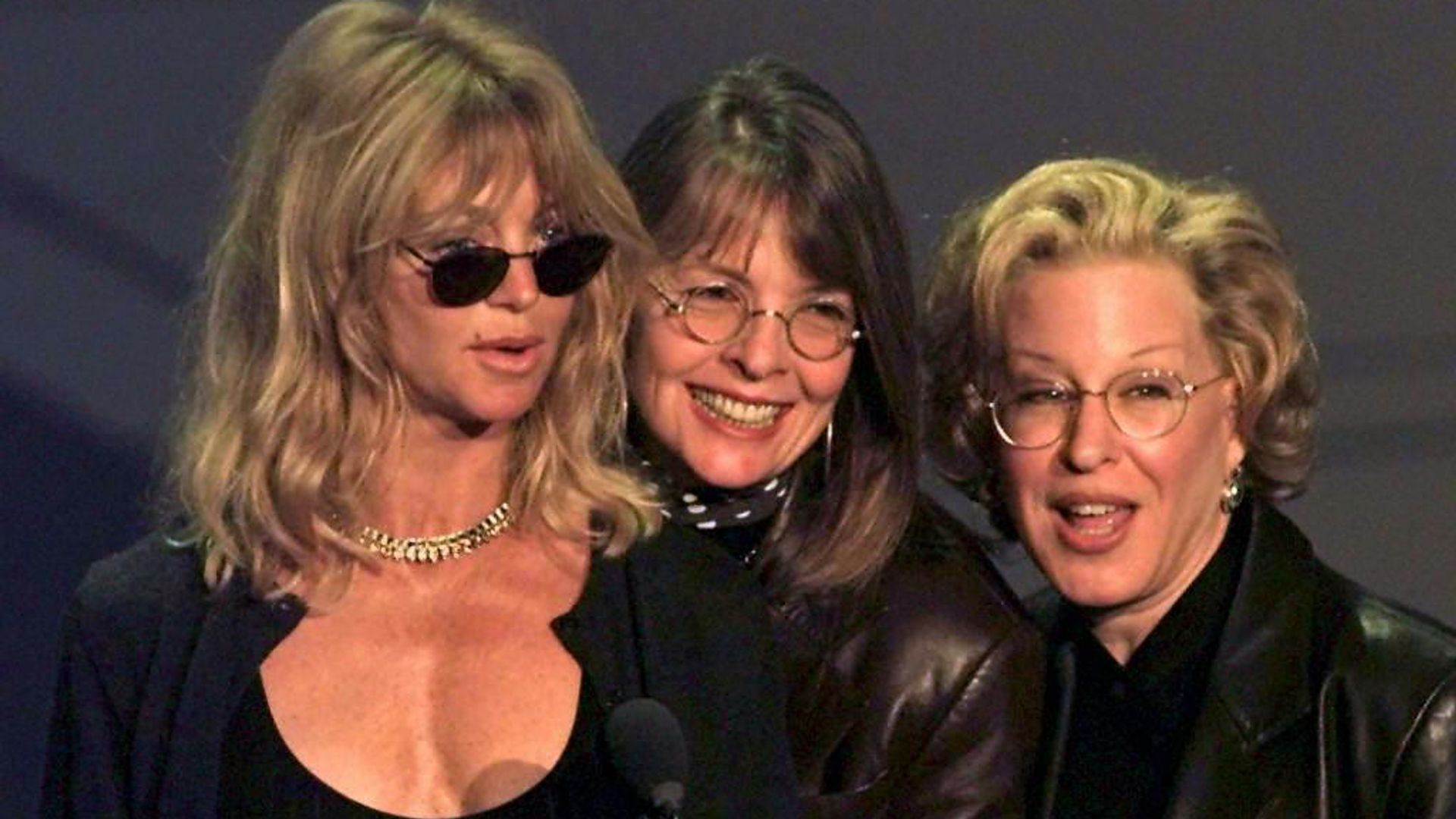 Goldie Hawn, Diane Keaton and Bette Midler 