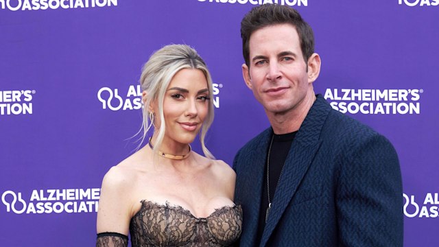 Heather Rae El Moussa and Tarek El Moussa attend the Alzheimer's Association California Southland Chapter's Magic of Music Gala at Sony Pictures Studios on May 09, 2024 in Culver City, California