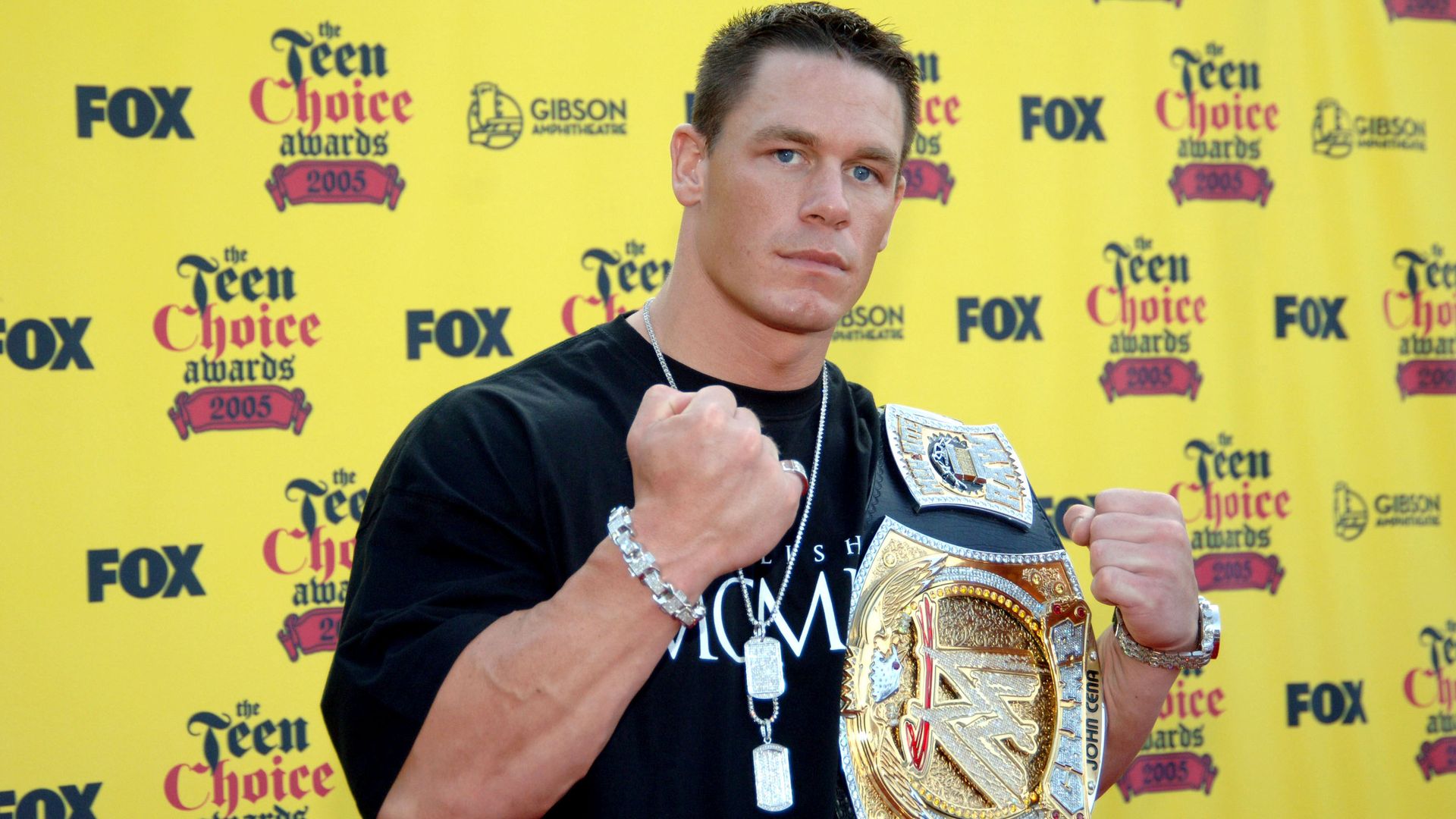 John's first WWE Championship win