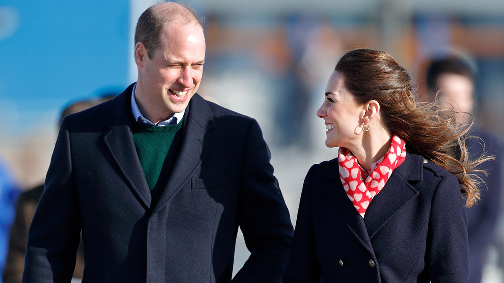 prince william kate middleton looking at each other