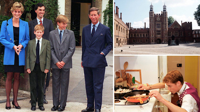 Prince William's accommodation at Eton College