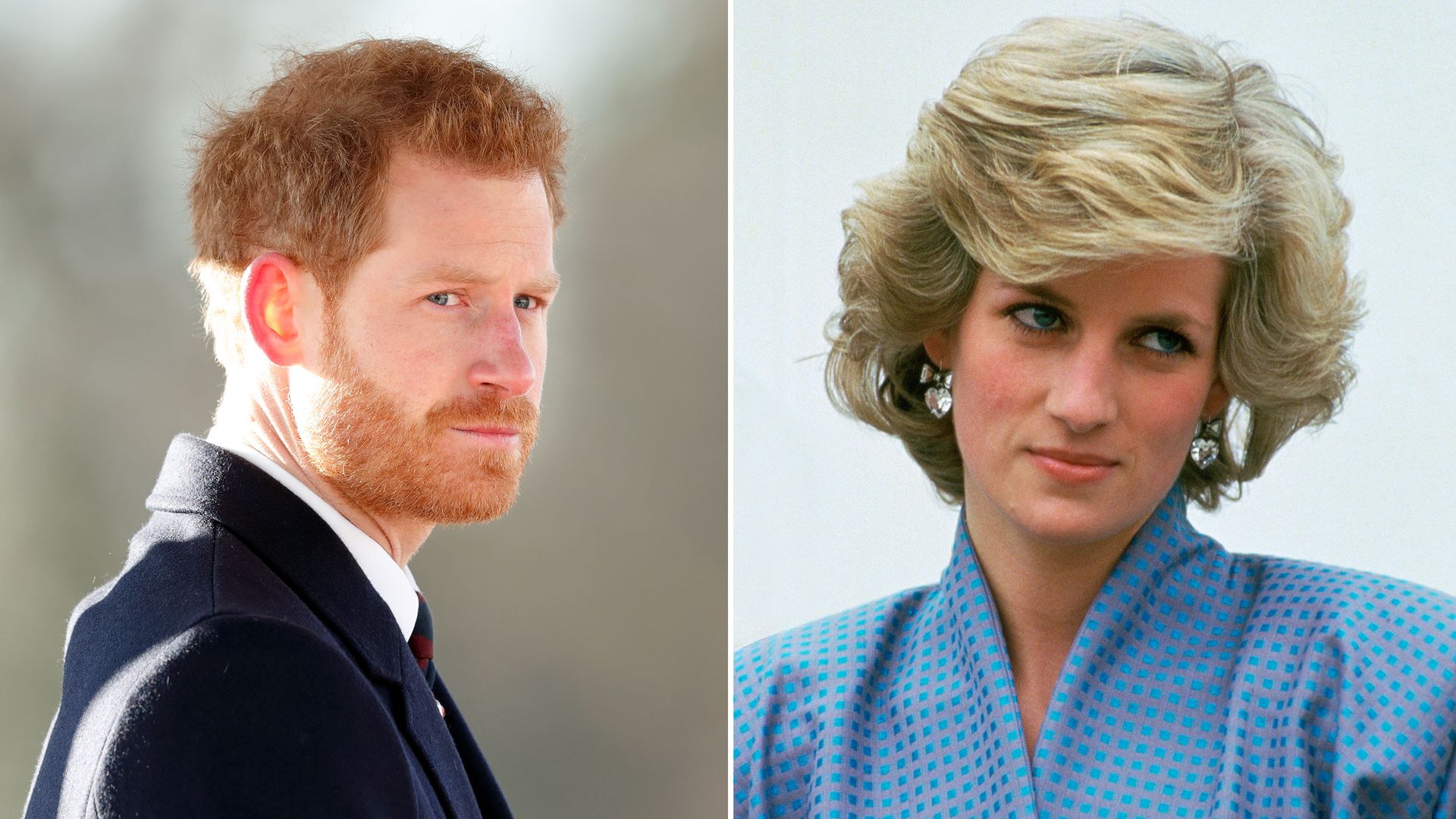 Split of Prince Harry and Princess Diana