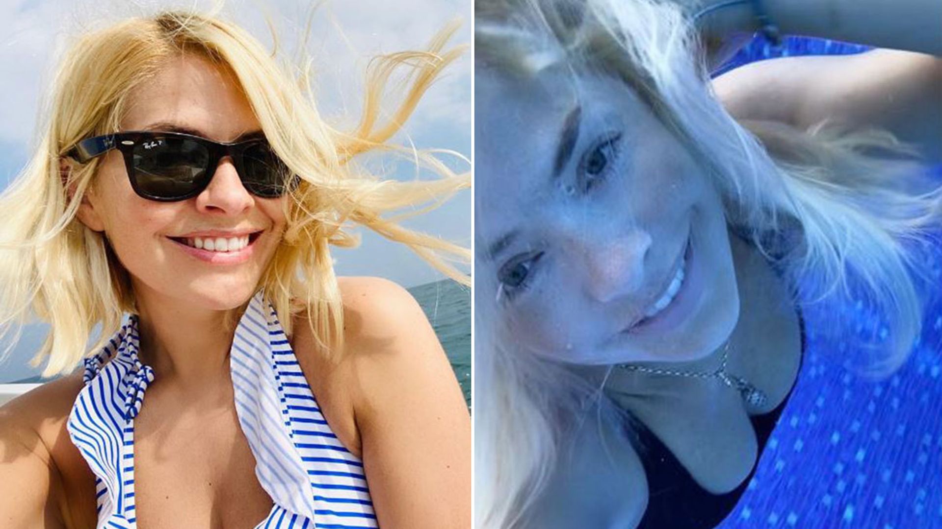 holly willoughby summer selfie