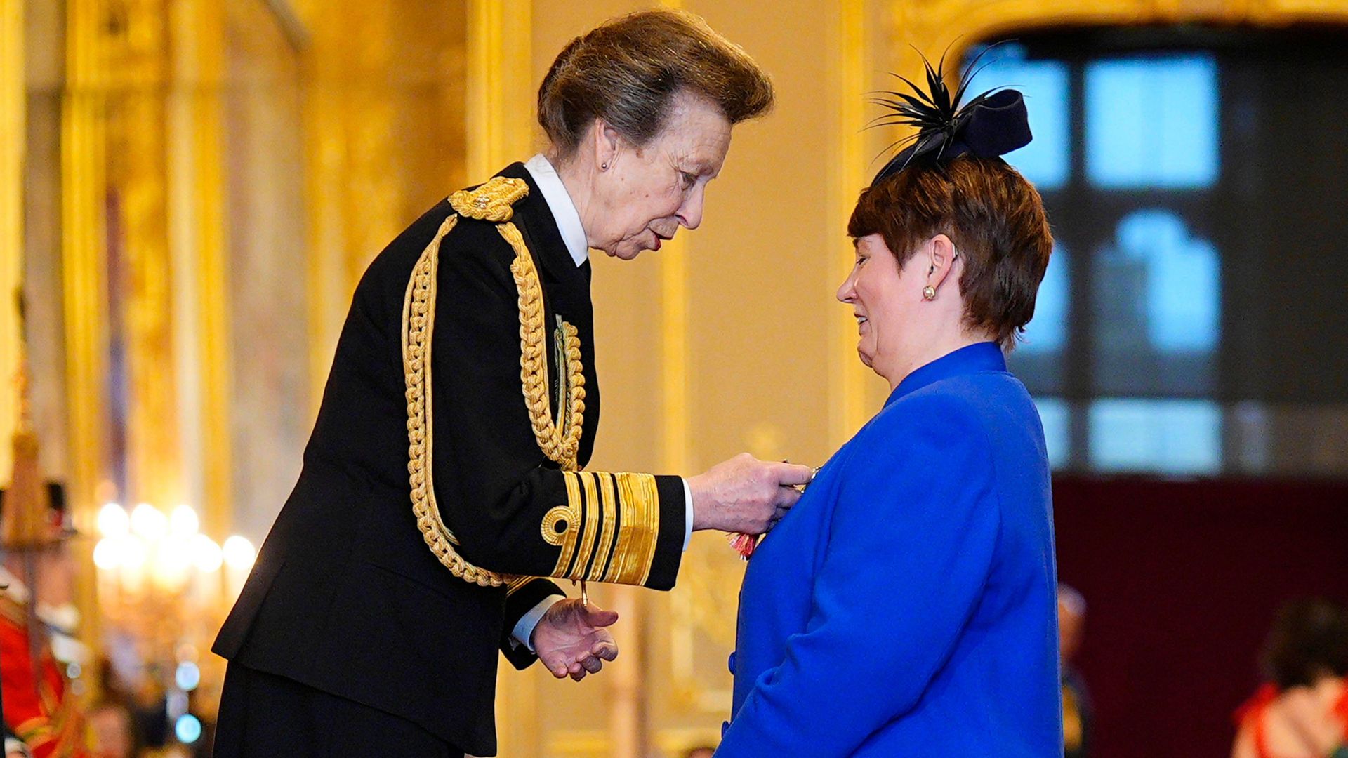 Princess Anne was on the first investiture duty of the year