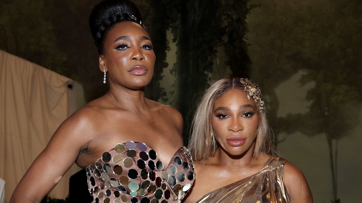 Serena Williams stuns in semi-sheer pink outfit for coordinated fashion week appearance with sister Venus