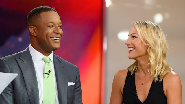 Craig Melvin and wife Lindsay Czarniak 