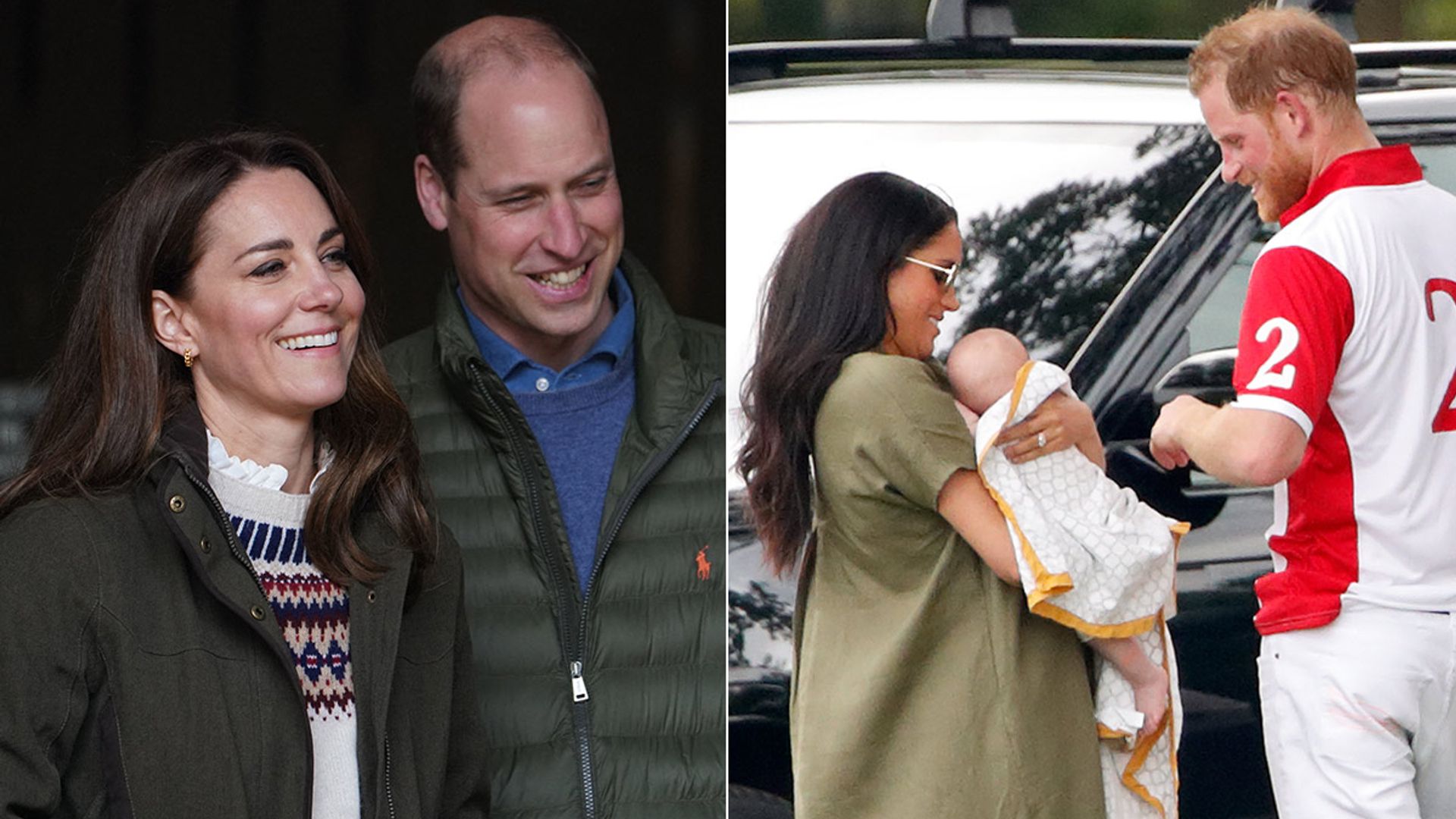 cambridges and sussexes with archie