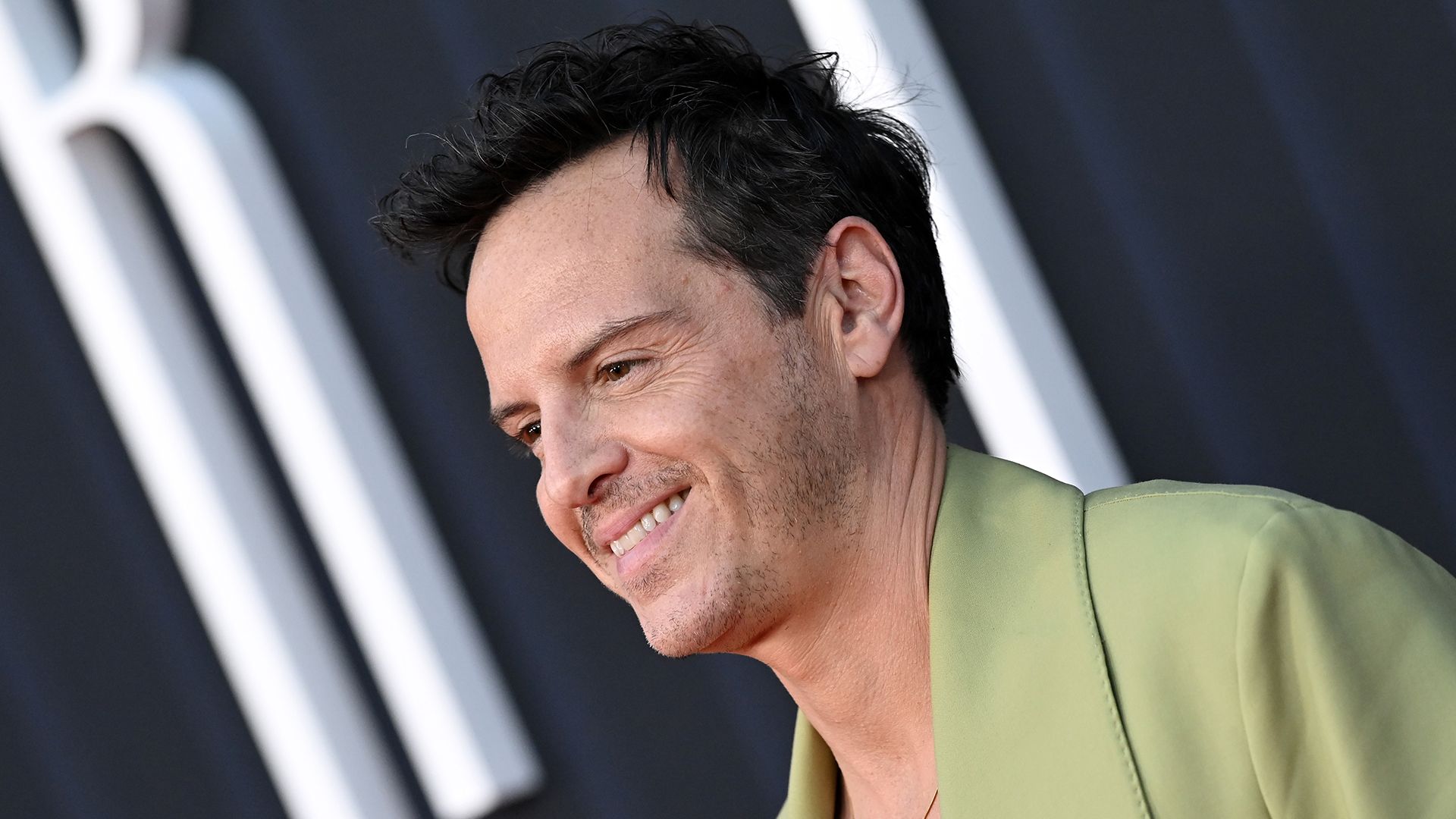 Close up of Andrew Scott at the Ripley premiere 