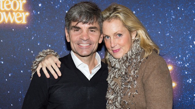 Ali Wentworth and George Stephanopoulos embracing