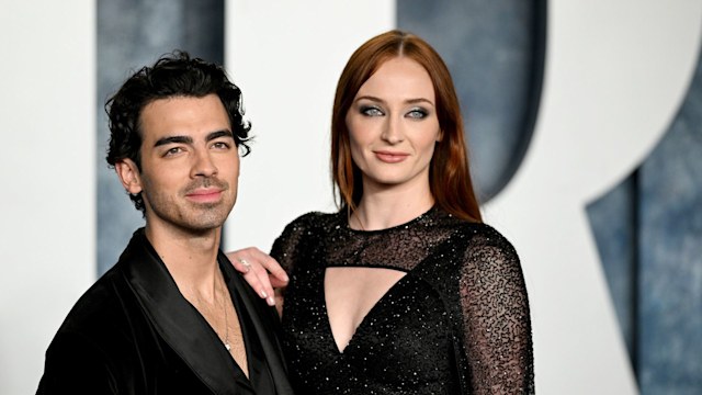Joe Jonas, Sophie Turner attend the 2023 Vanity Fair Oscar Party Hosted By Radhika Jones at Wallis Annenberg Center for the Performing Arts on March 12, 2023 in Beverly Hills, California