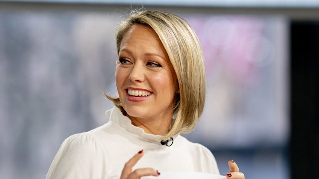 Dylan Dreyer in the Today Show studios 