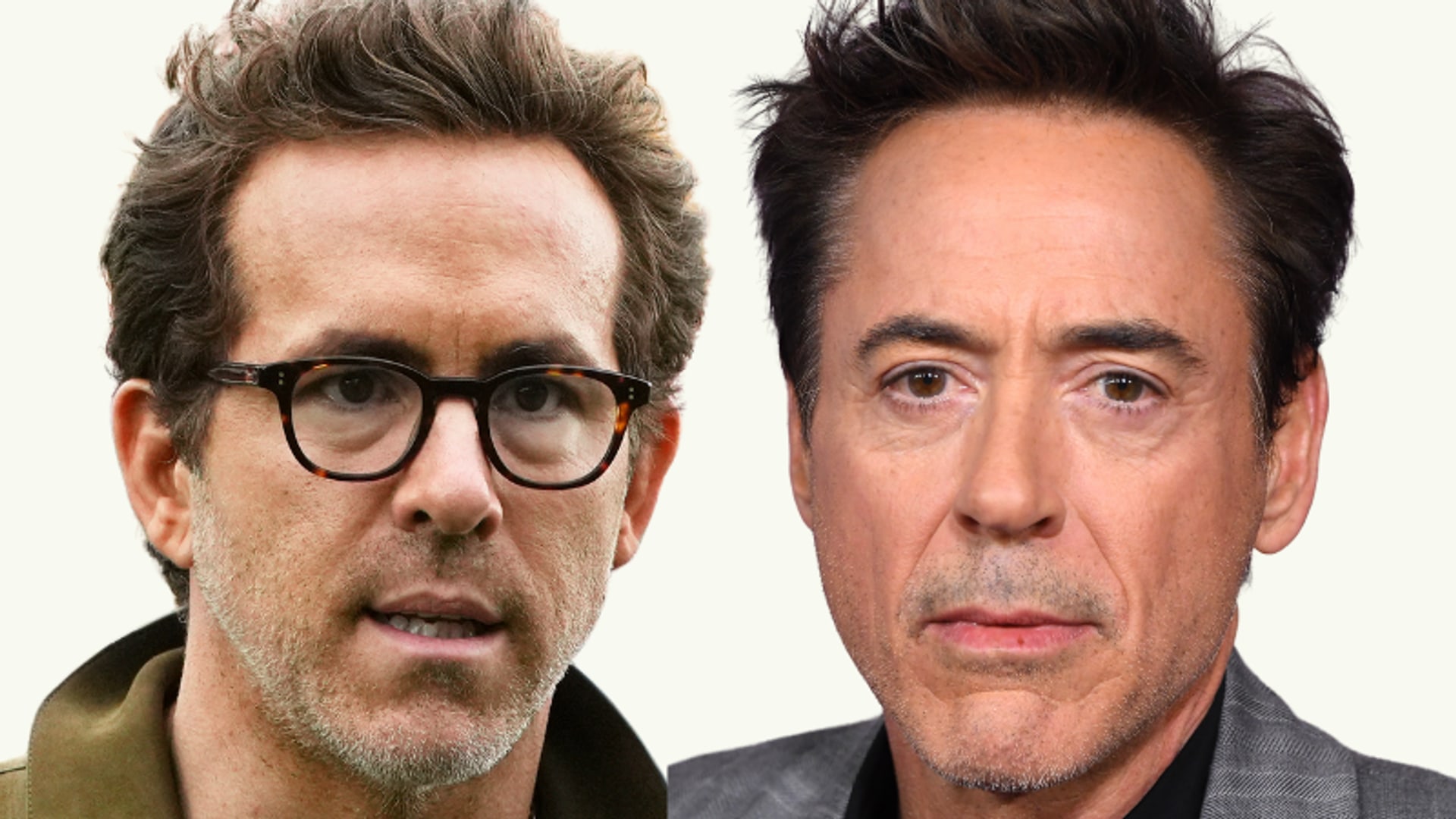Ryan Reynolds and Robert Downey Jr.