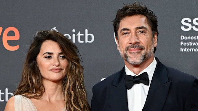 PenÃ©lope Cruz and Javier Bardem attend the opening ceremony during the 72nd San Sebastian International Film Festival at Kursaal, San Sebastian on September 20, 2024 in San Sebastian, Spain