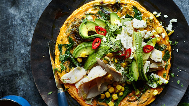 Joe Wicks Mexican Tortilla with Chicken and Feta