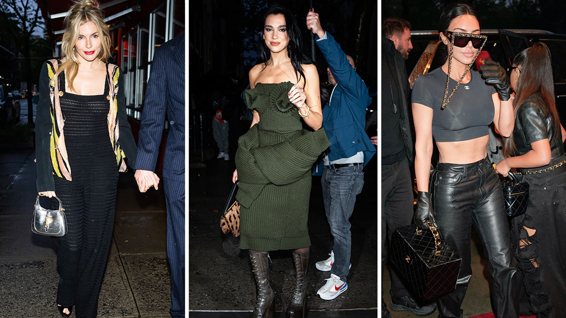 Sienna Miller, Dua Lipa and Kim Kardashian attend Anna Wintour's pre-Met Gala dinner party 