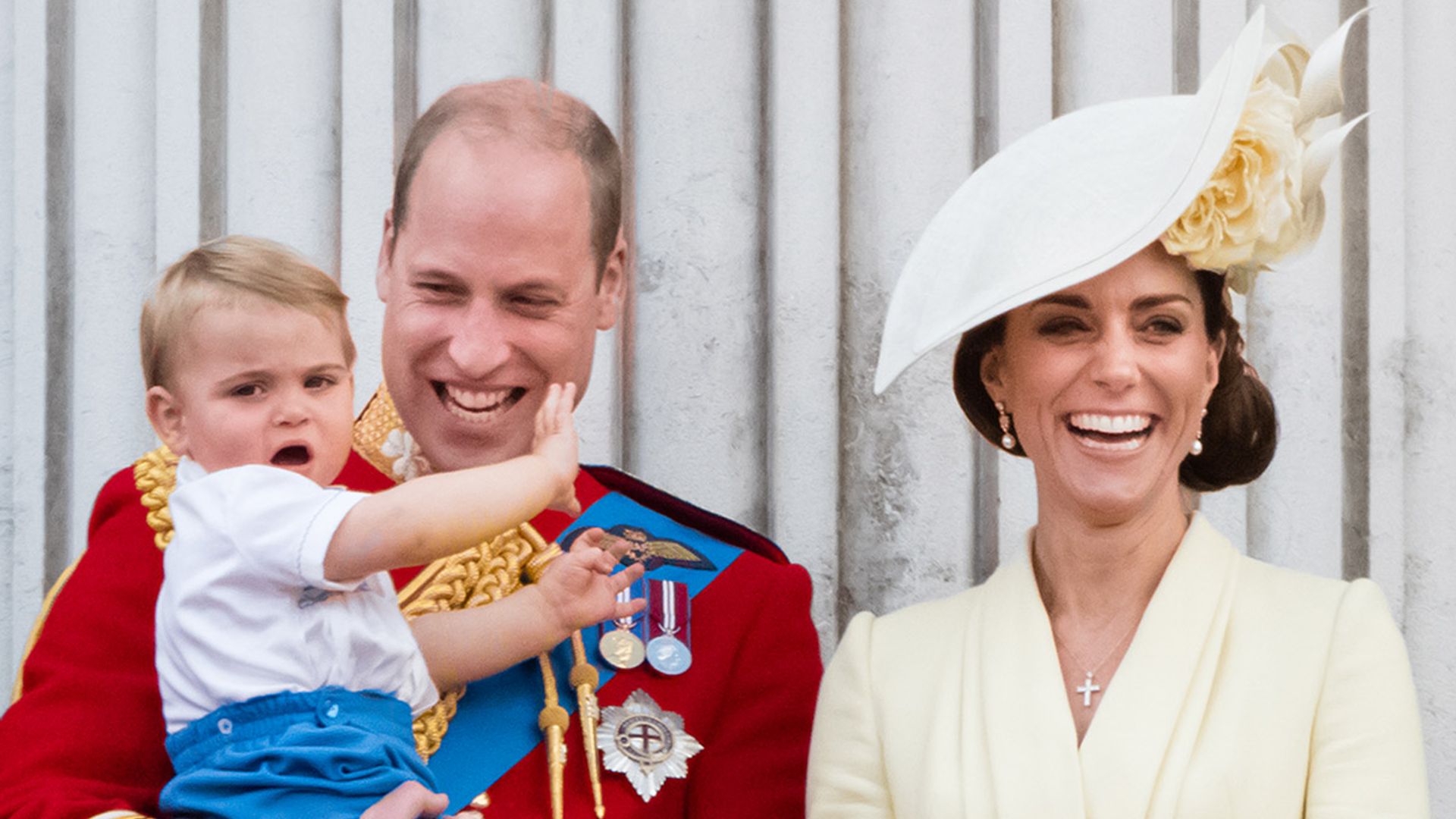 prince william and prince louis at trooping
