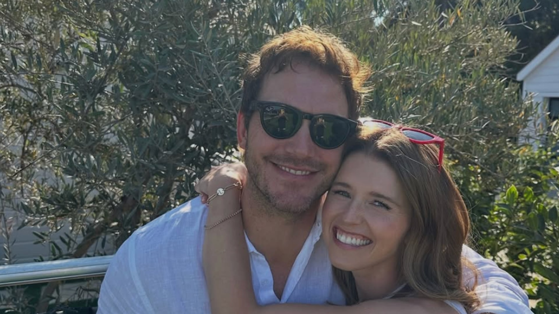 Photo shared by Katherine Schwarzenegger on Instagram from Fourth of July weekend featuring her husband Chris Pratt